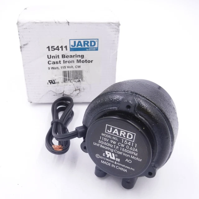 Jard by Mars 15411 Unit Bearing Cast Iron AC Motor 9W 115V CW