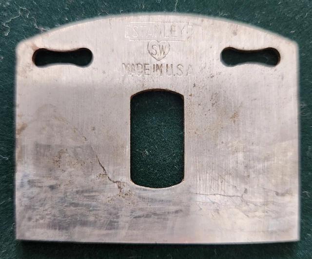 Antique/Vintage Original Stanley Sweetheart Spokeshave Iron 2 1/8" x 1 3/4"