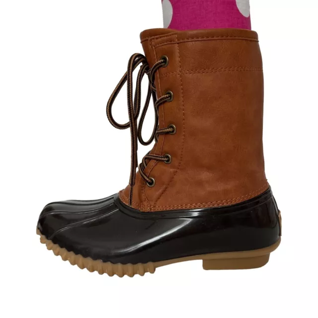 The Original Duck Boot Womens 6 Arianna Water Resistant Brown Boots Shoes