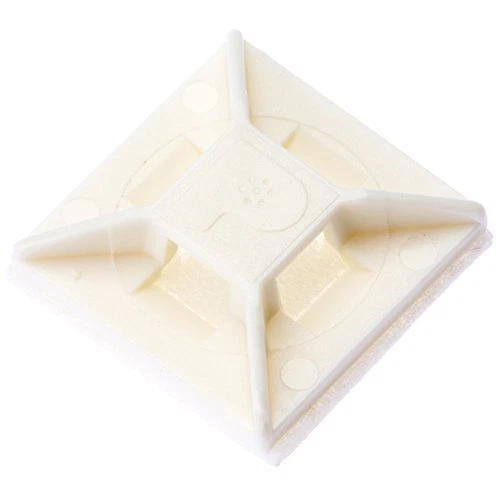 Panduit ABM1M-AT-C Cable Tie Mount Adhesive Backed High Temperature 4-Way Mou...