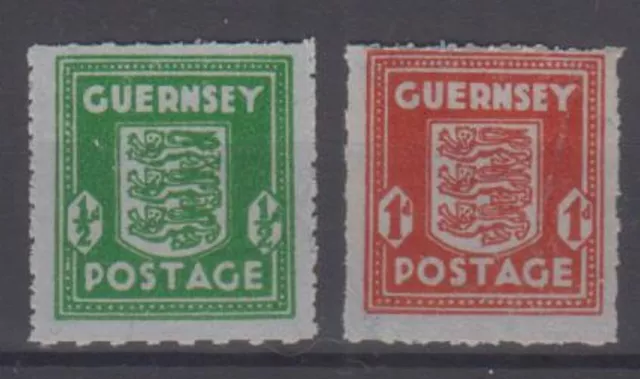 Deutsche Besetzung 2. Weltkrieg - Guernsey Nr. 4 + 5 postfrisch