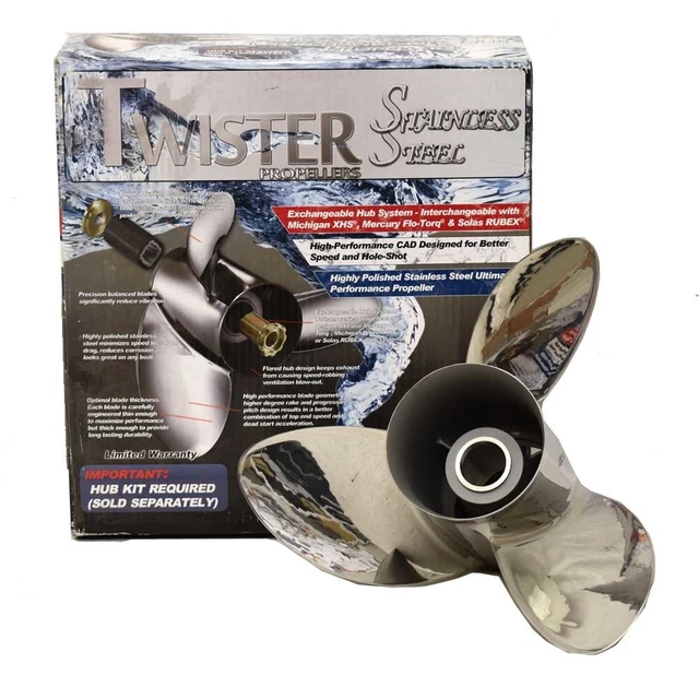 Michigan Wheel Twister Boat Propeller 223035 | LH 14 3/4 x 21 P Michigan Wheel Twister Boat Propeller 223035 | LH 14 3/4 x 21 P