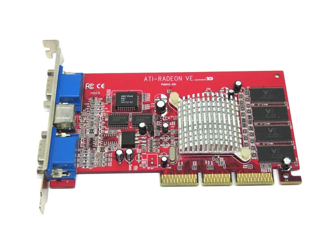 MEDION ATI RADEON 7000/VE RV100 64MB AGP PC Graphics Card £14.86 ...