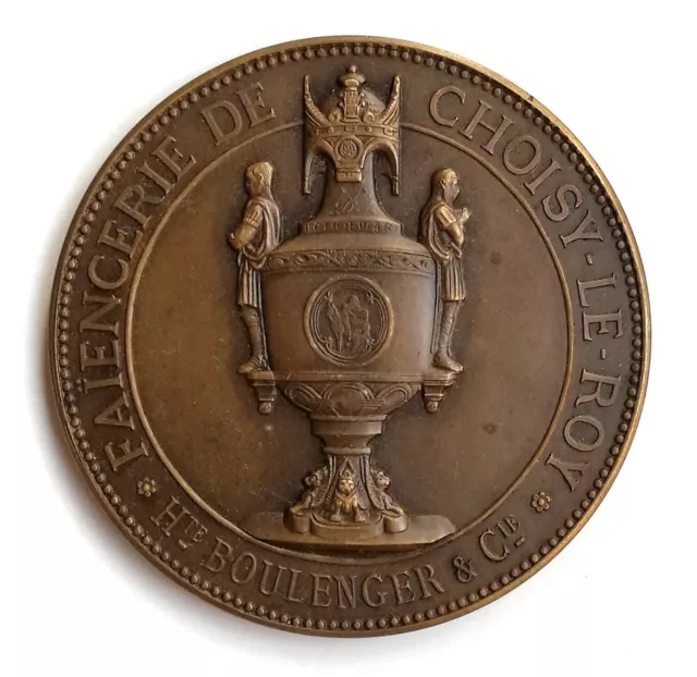 France Medal Faiencerie de Choisy-Le-Roy Arts & Culture,Hte Boulenger Vie 1931