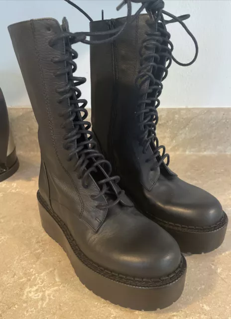 Paloma Barcelo Lace-Up Boots size 36  size 6