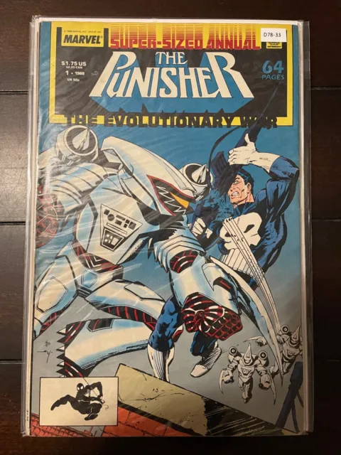 The Punisher Annual 1 Mid Grade 5.5 Marvel Comic Book D78-33