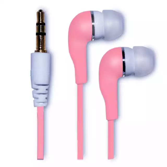Oreillettes Filaires Jack 3.5 mm Compatible Xiaomi Redmi Note 10 9 8 7 6 Rose
