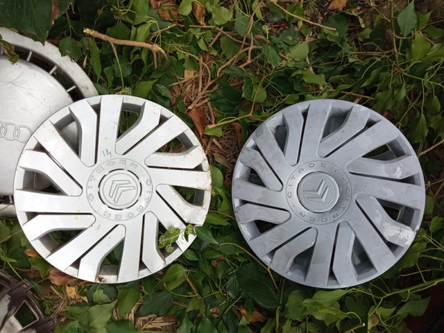 Copricerchi Originali Citroen Da 38 Cm, Modello X1, Colore Argento, Ricambio Genuino 98136143VV - 2