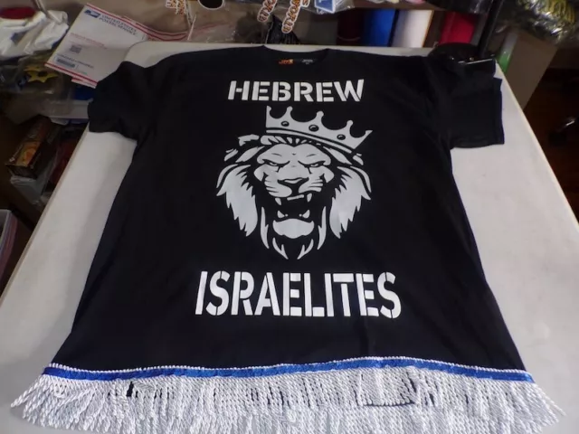 Hebrew Israelite T-Shirt (in Ancient Paleo Hebrew) & Premium Fringes