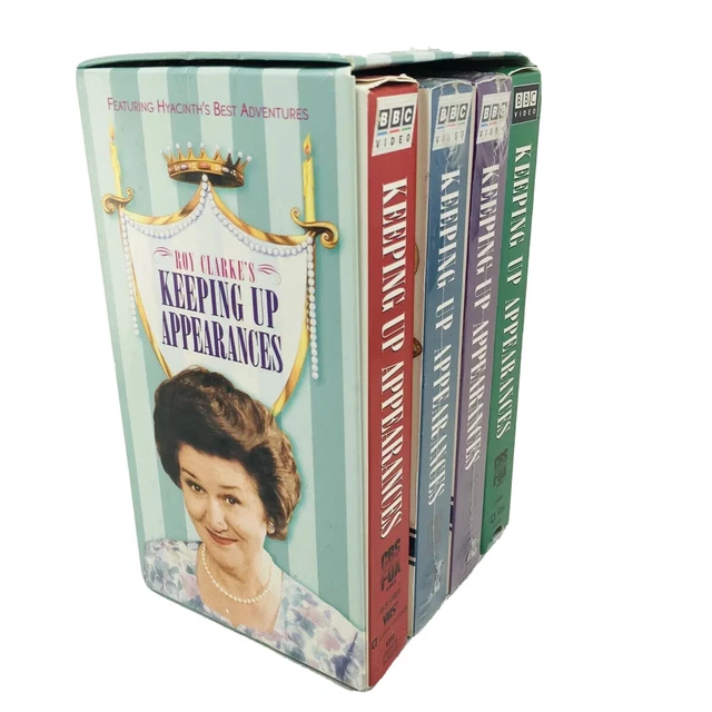 KEEPING UP APPEARANCES BBC Set 4 VHS 2000 4 Tape Set British English TV
