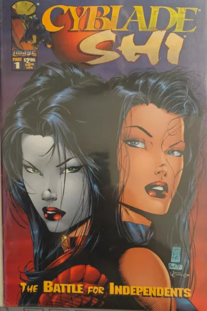 CYBLADE & SHI: THE BATTLE FOR INDEPENDENTS #1 - 1st Witchblade/Silvestri Cover