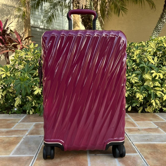 TUMI 19 Degree International Carry On 4 Wheel Expandable Travel Bag Berry 2