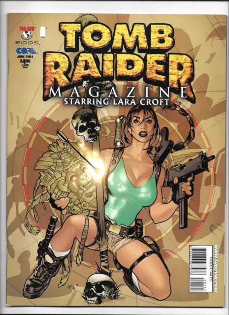Tomb Raider Magazine #1 [2001 Vf-Nm] 1St Printing!  Top Cow Comics