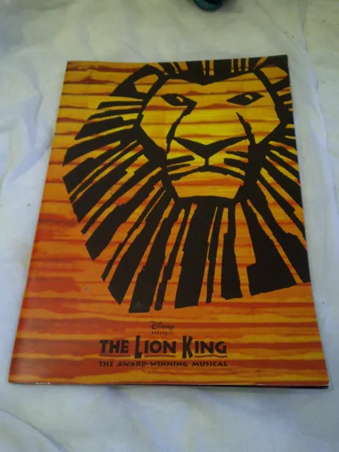 The Lion King Theatre Souvenir Brochure