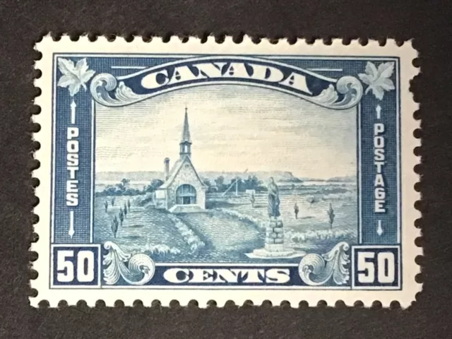 Canada stamp KGV 1930 50c blue MH