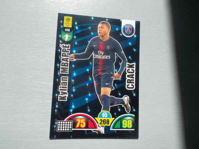 Carte Card n°458 CRACK Kylian Mbappé Paris PSG France PANINI ADRENALYN 2018 2019