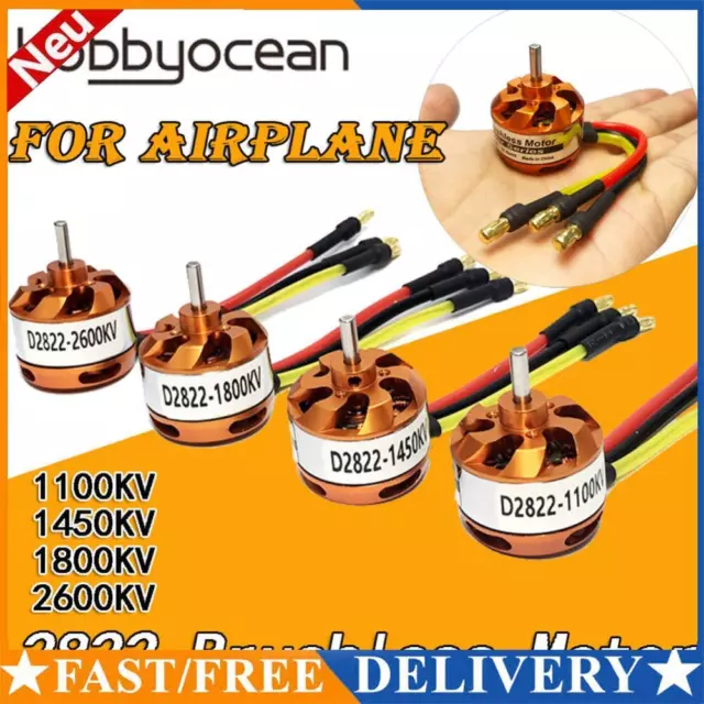 1100/1450/1800/2600KV 2-3S Accessori motore per velivoli RC Mini Multicopters