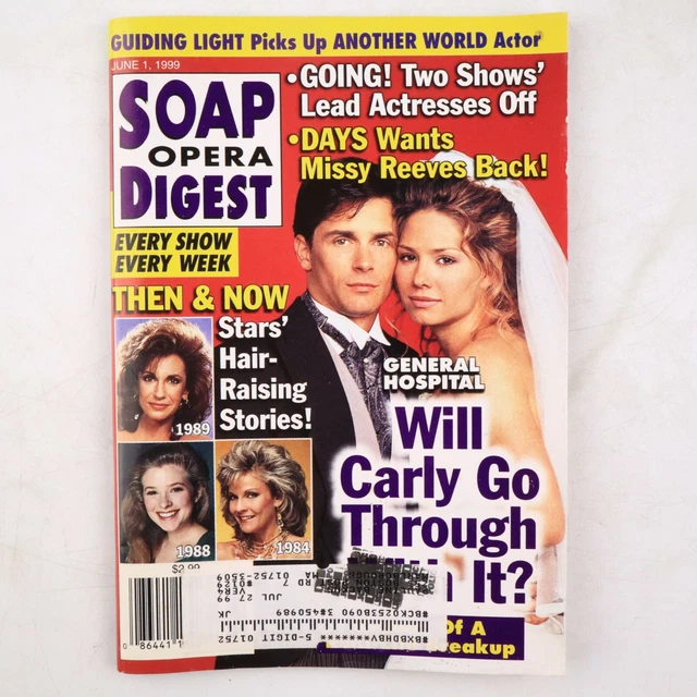 SOAP OPERA DIGEST Magazine June 1st 1999 £10.11 PicClick UK