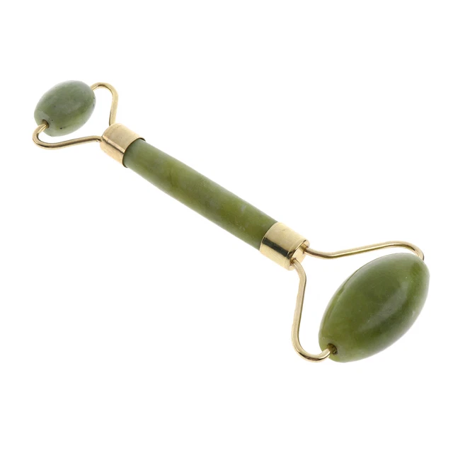 Rouleau en Jade pour massage facial - Masseur naturel anti-âge