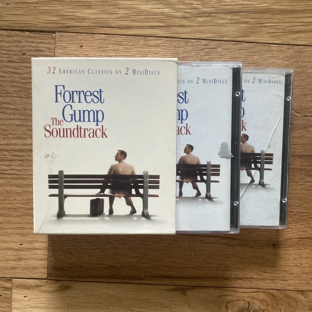 FORREST GUMP (THE Soundtrack) 32 American Classics on 2 Minidiscs (Epic ...