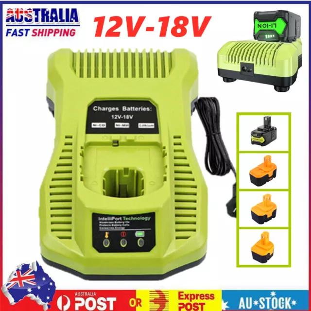FAST CHARGER FOR Ryobi One Plus P108 Lithium Ni cad Ni MH P102