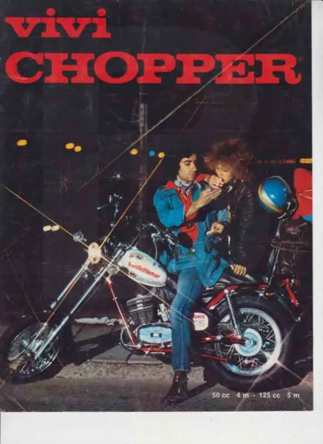 advertising Pubblicità- FANTIC MOTOR  CHOPPER  1975 MOTOITALIANE MOTOSPORT EPOCA