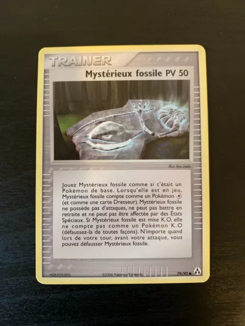 Carte Pokémon COMMUNE Mystérieux Fossile 79/92 Ex Créateurs de Légendes Bloc EX