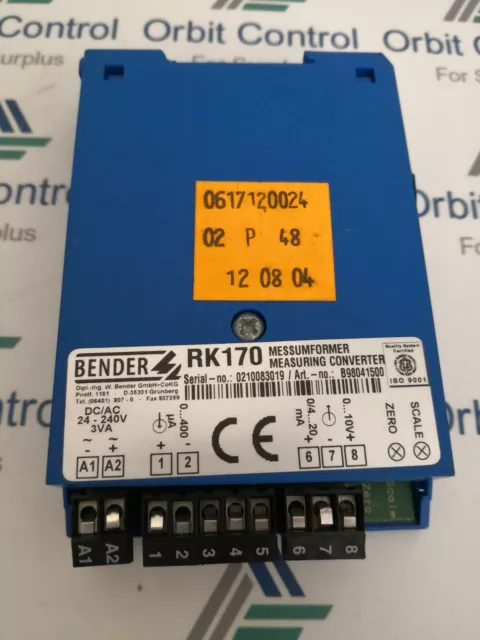 RK170 Bender Benelux B.V - The Power in Electrical Safety