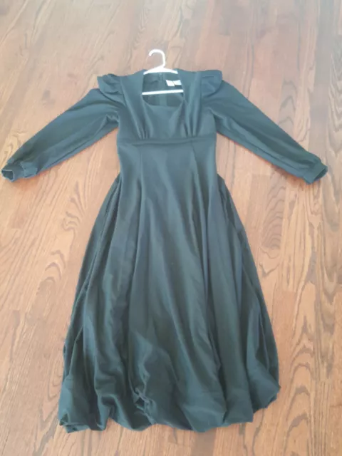 BLACK GRADUATION CHOIR GOWN ROBEGirls Womans Size 02 Antelope High School
