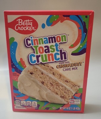 Betty Crocker Cinnamon Toast Crunch Cake Mix Image