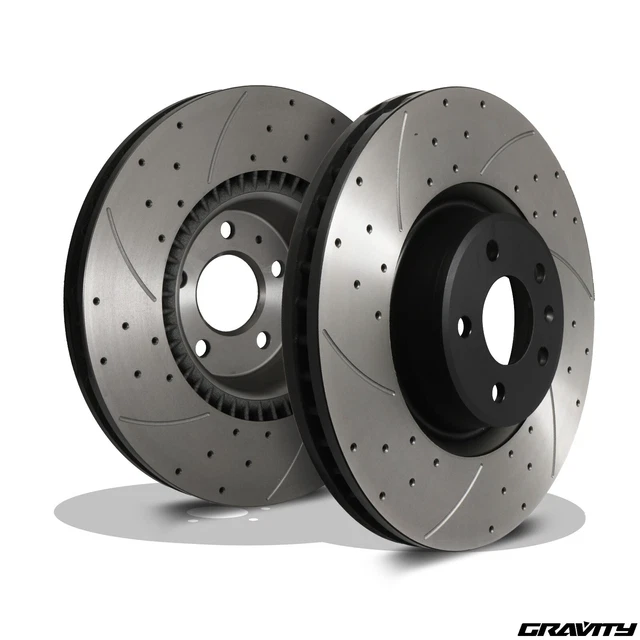 Dischi Freno Forati Anteriori Scanalati 356Mm Per Audi Allroad Quattro A6 S6 C7 A8 D4