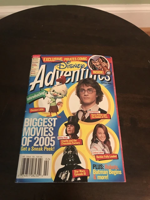DISNEY ADVENTURES MAGAZINE February 2005 Daniel Radcliffe & Johnny Depp ...