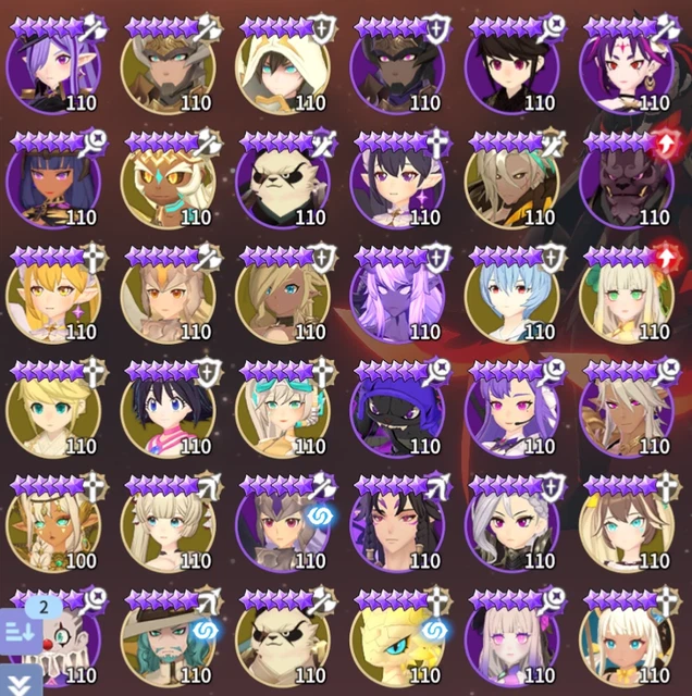 SUMMONERS WAR: CHRONICLES - Serveur EUROPE Liebli - 75 DL almost all mob EUR 100,00 - FR