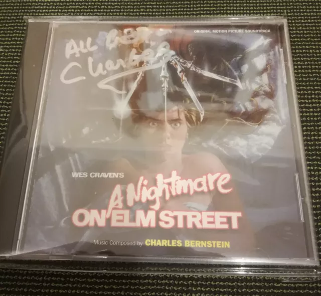 A Nightmare on Elm Street Charles Bernstein  Soundtrack - CD Signed