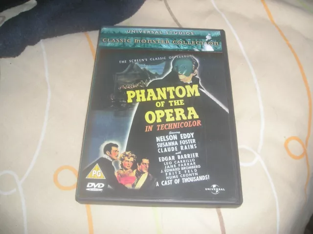 The Phantom of the Opera Claude Rains [DVD Region 2 PAL]