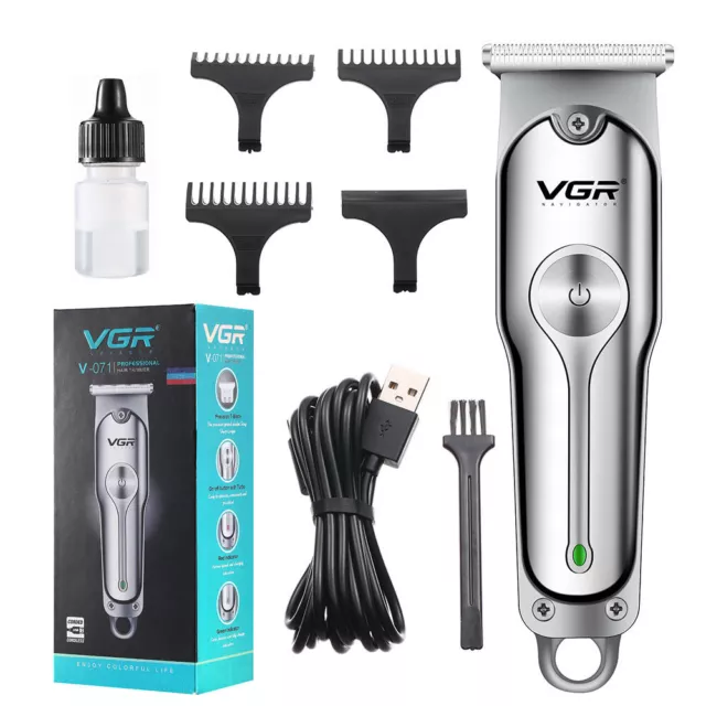 Tondeuse À Barbe De Barbier Pour Hommes Tondeuse À Cheveux Rechargeable Par R