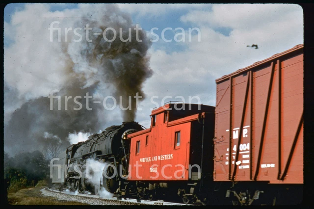 R DUPLICATE SLIDE - Norfolk & Western N&W 2147 STEAM Helper Action Bonsack VA 56