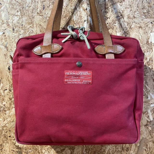 Filson MADE IN USA STYLE 79012 RUGGED TWILL Tote Bag Goldwin RED LABEL Nanamica