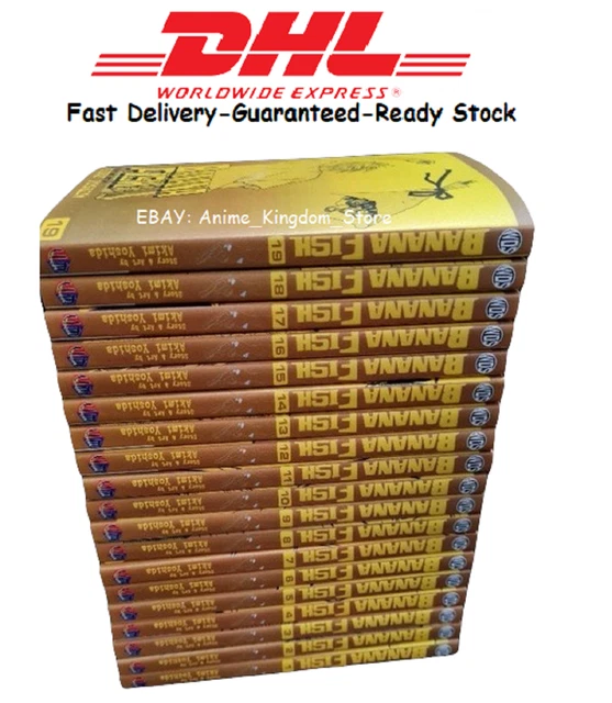 BANANA FISH AKIMI YOSHIDA Manga Anime Comic Volume 119 Full Set