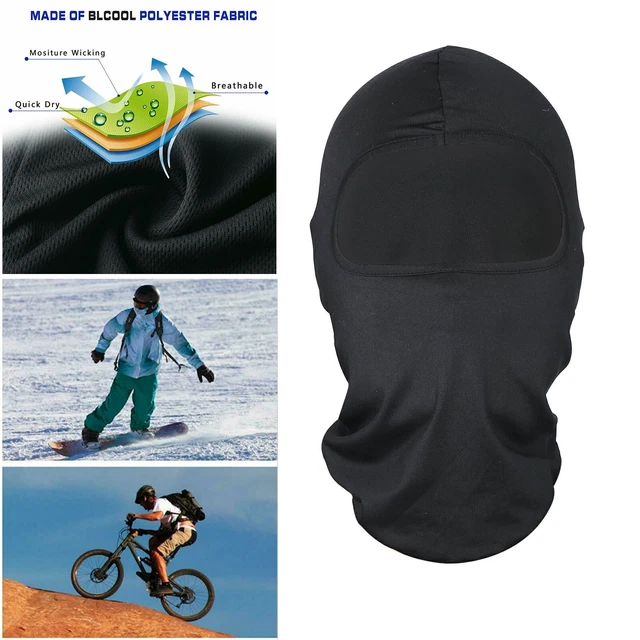 3 Pack Funktion Sturmhaube Motorrad Ski Fahrrad Wintermütze Skimaske Balaclava 3