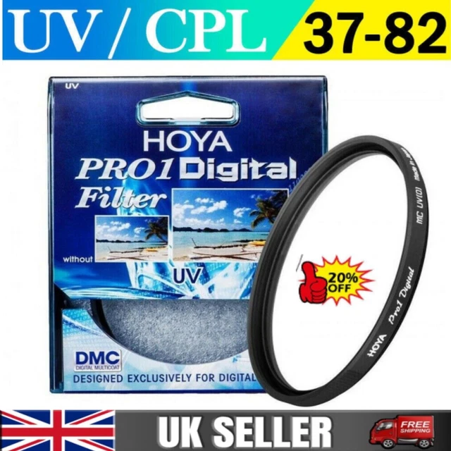 Hoya Pro-1 Digital UV / CPL Slim Camera Lens Filter/ 37mm-82mm / FREE SHIPPING