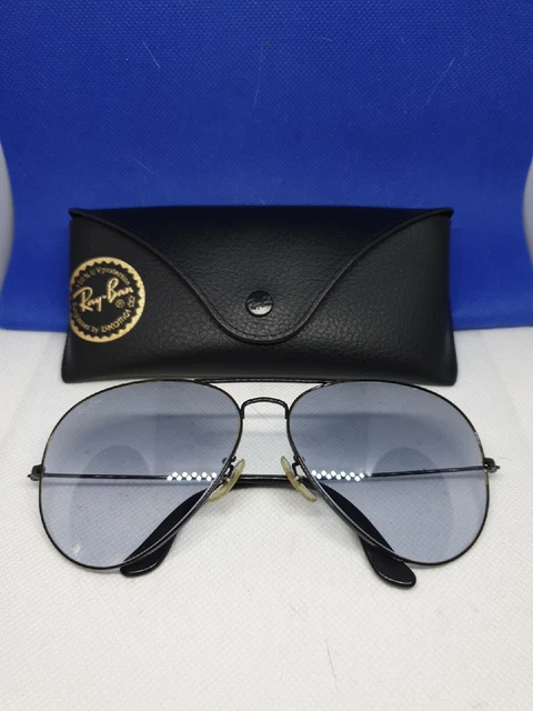 Ray Ban Outdoorsman con bicchieri Ambermatic Bausch & Lomb USA B&L vintage anni 80