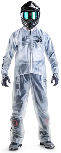 Acerbis Rain Transparent 3.0 Regenjacke (Transparent,S/M)