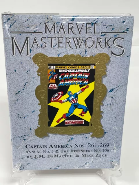 Captain America Marvel Masterworks Vol 344 DM COVER New Marvel Comics HC Sealed