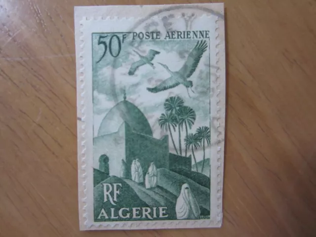 Beau Timbre De Poste Aerienne D ' Algerie N° 9 - Cachet  Martimprey