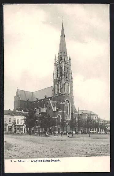 CPA Alost, L´Eglise Saint-Joseph