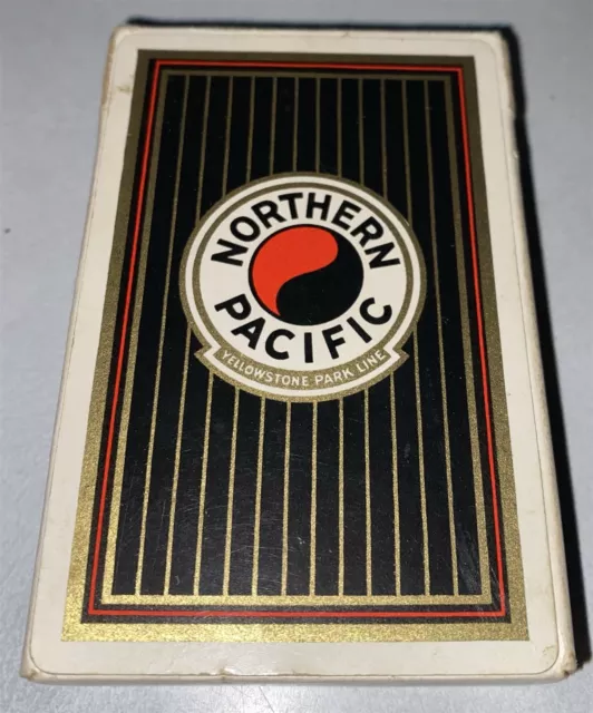 Vintage Mint Sealed Northern Pacific Railroad Deck Playing Cards