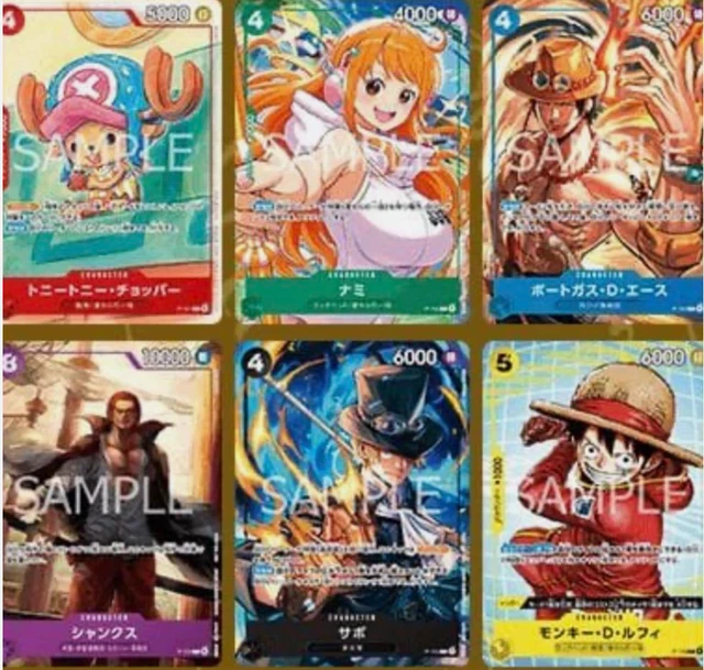Promo One ONE PIECE MCDONALD'S 2025 Promo Card Game Complete Set Japanese Japan ...