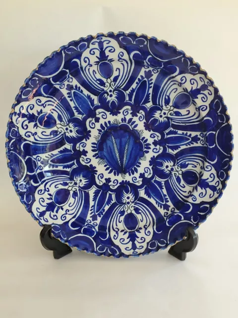 Plat En Faïence De Delft - Signé - Circa 1700