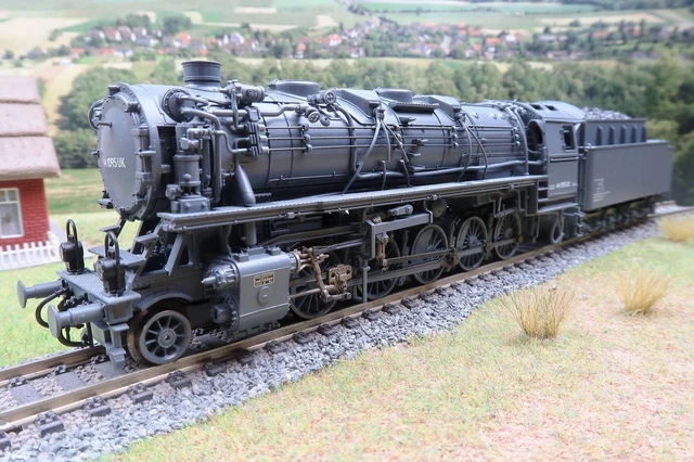 ROCO SPUR H0 43352 Dampflok Mit Tender BR 44 1095 K Der DRG Ep II Grau 
